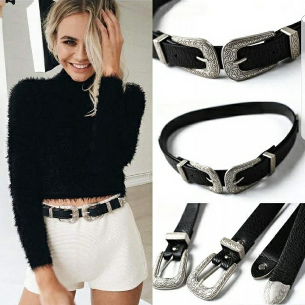 Double buckle belt